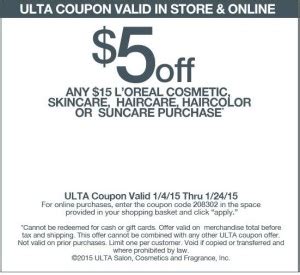 L'oreal Coupon $5 Off Printable 2022