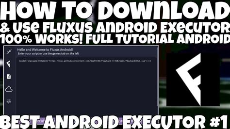LATEST Fluxus Android Free Mobile Executor Full Tutorial (2023 