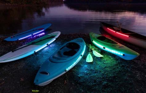 LED lights under kayak