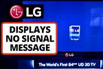 LG TV No Signal Display