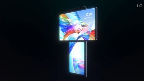 LG Wing dual-screen displays