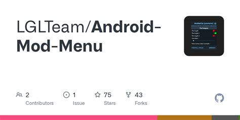 LGLTeam/Android-Mod-Menu: Floating mod menu for  - GitHub