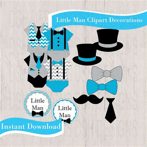 Little Man Printable Free Decor