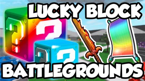 LUCKY BLOCKS Battlegrounds - Roblox