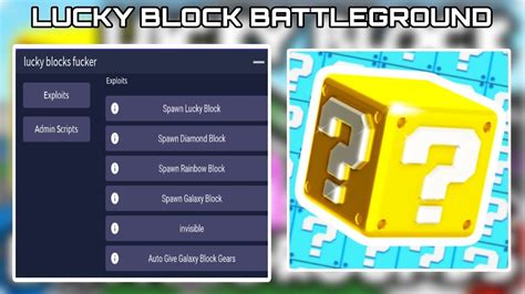 LUCKY BLOCKS Battlegrounds SPAWN BLOCKS & MORE! – OPEN 