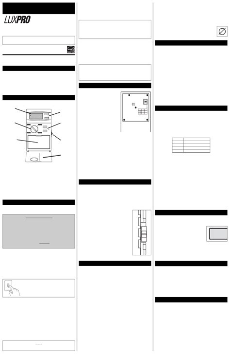 Lux-Products-PSPLV512-Thermostat-User-Manual