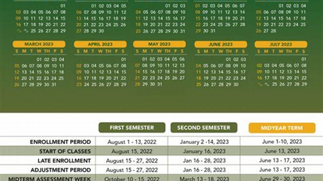 La Tech Calendar Spring 2025