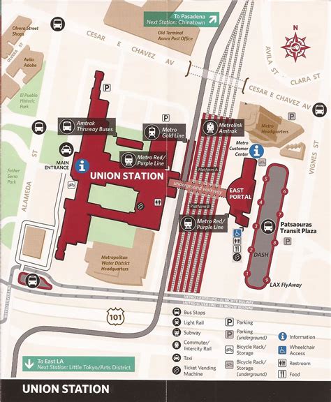 La Union Station Map