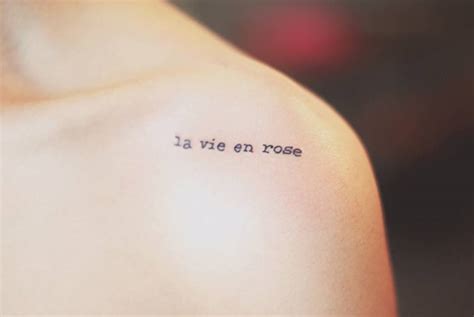 La Vie En Rose Tattoo