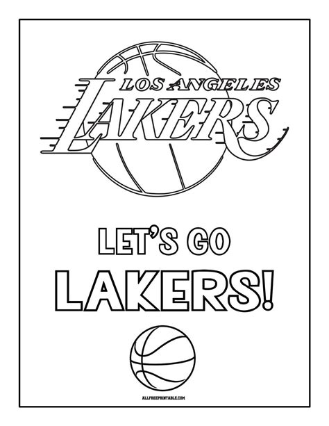 La Lakers Coloring Pages