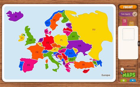 Label Europe Map Game