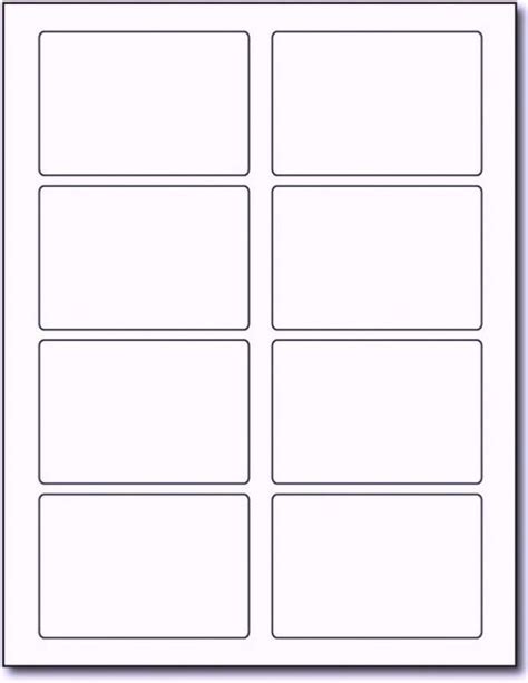 Label Template 1 X 2 5/8