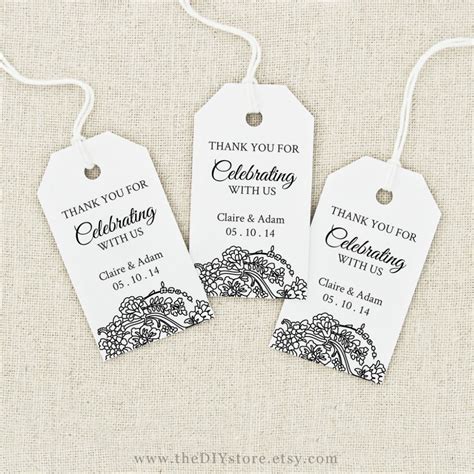 Labels For Wedding Favors Free Templates