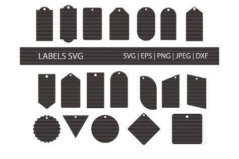 Download Labels Clip Art Bundle Files