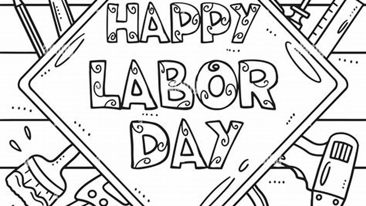 Labor Day Coloring Pages Pdf