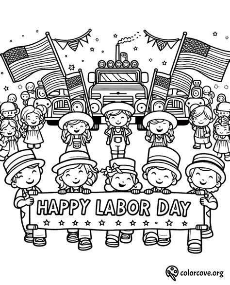 Labor Day Color Pages