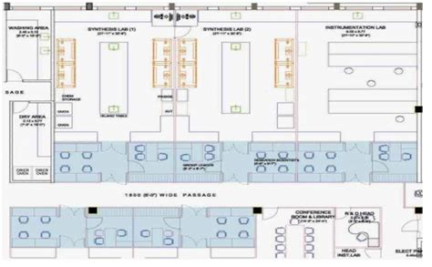 Laboratory Design Laboratory Layout Drawing