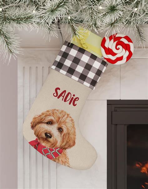 Labradoodle Christmas Stocking