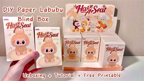 Labubu Blind Box Template