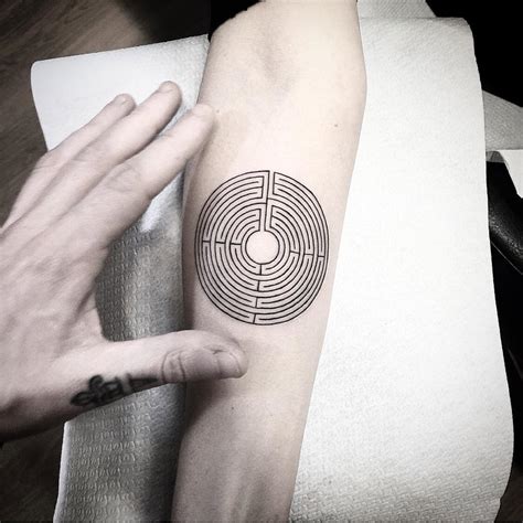 Labyrinth Tattoo Ideas