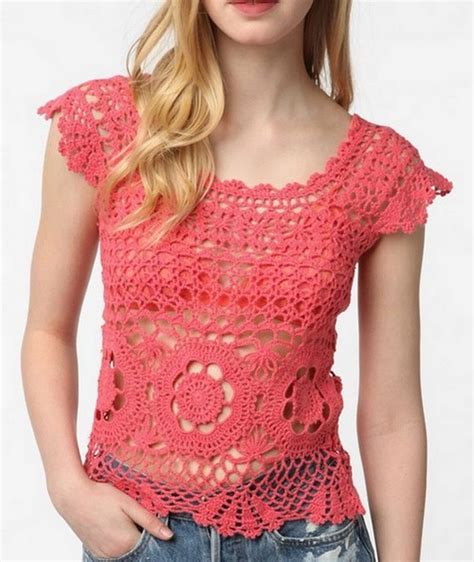 Lace Crochet Tops
