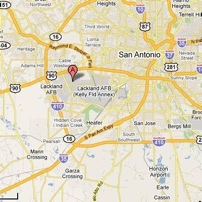 Lackland Afb Map With Building Numbers