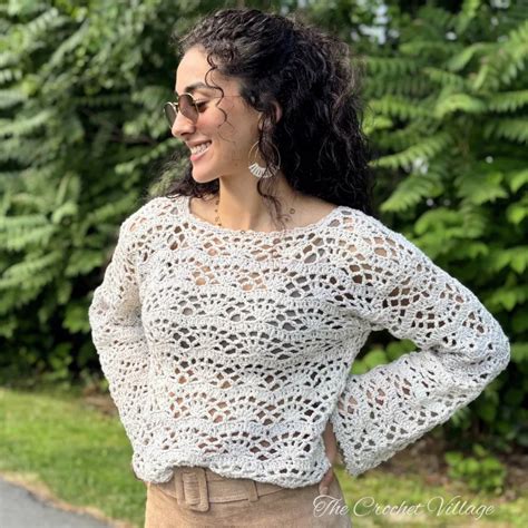 Lacy Crochet Sweater