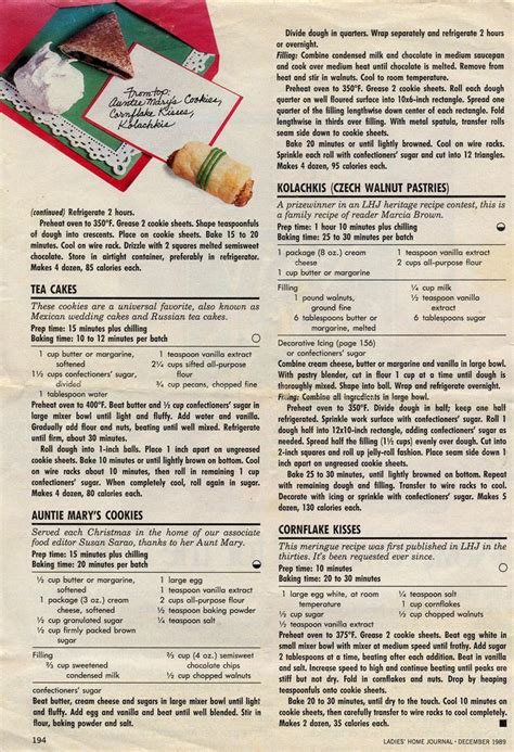 Ladies Home Journal Recipe