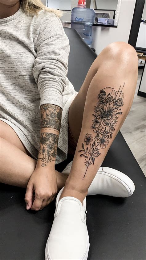 Ladies Leg Tattoos