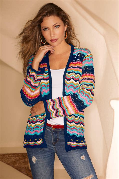 Ladies Patterned Cardigans