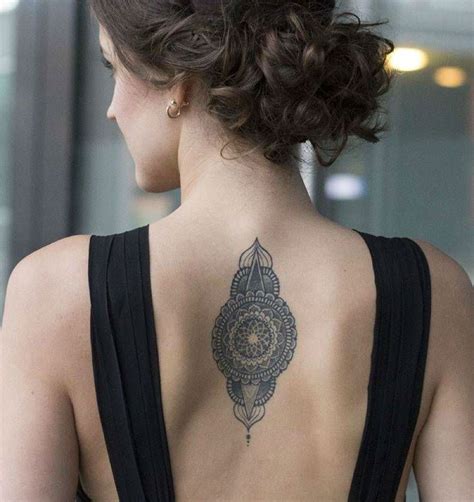 Ladies Upper Back Tattoos