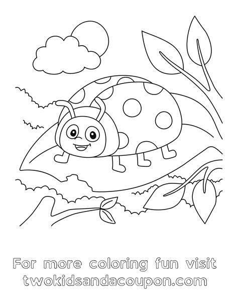 Lady Bug Coloring Pages