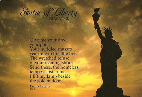 Lady Liberty Poem