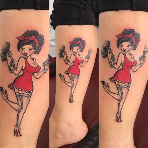 Lady Luck tattoo by Oliver Peck Tattoo ideas Pinterest
