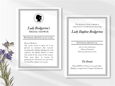 Lady Whistledown Society Papers Template