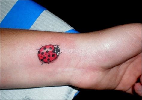 29 Phenomenal Ladybug Tattoos On Wrist