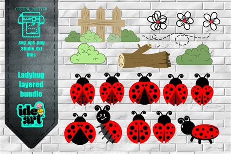 Download Ladybug Design Bundle Easy Edite