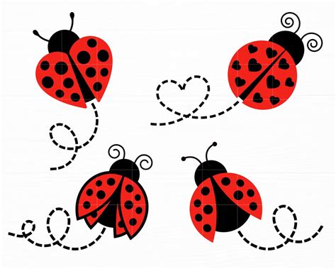 Download Ladybug Design Bundle for Cricut Machine