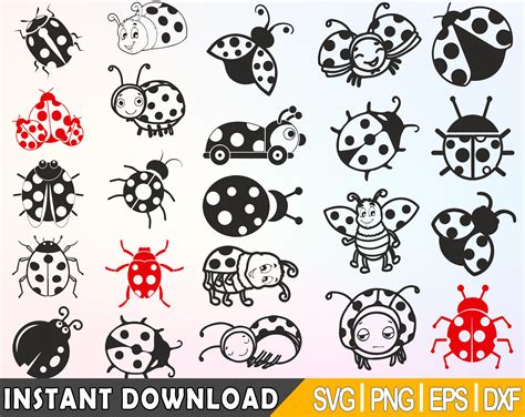 Ladybug SVG Free: Customize Your Crafts with these Adorable Insect-Inspired Designs!