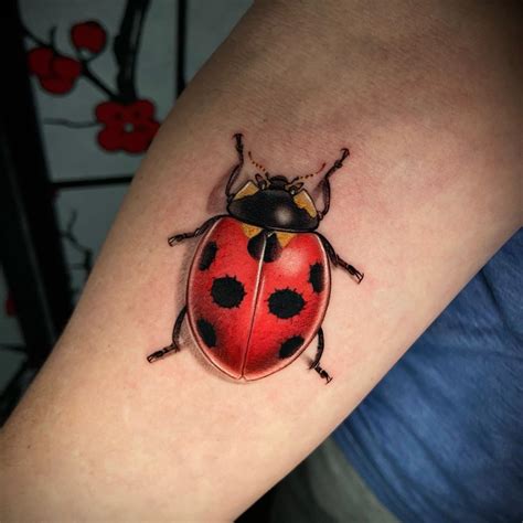 30 Best Ladybug Tattoo Design Ideas Page 5 The Paws