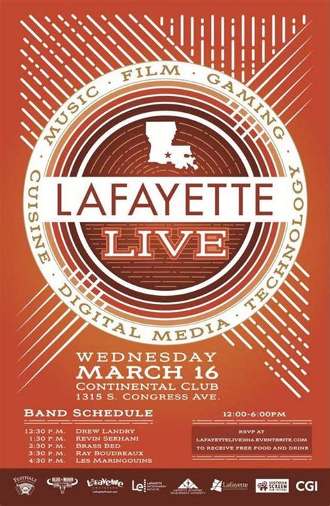 Lafayette Live Music Calendar