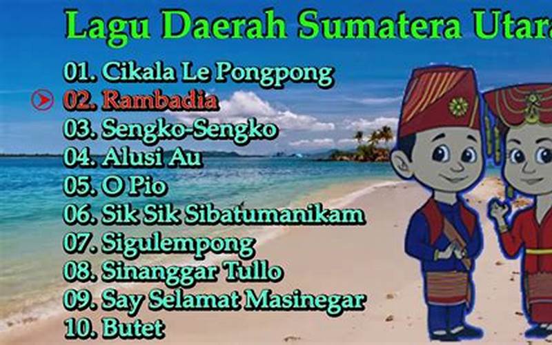 Lagu Daerah Sumatra