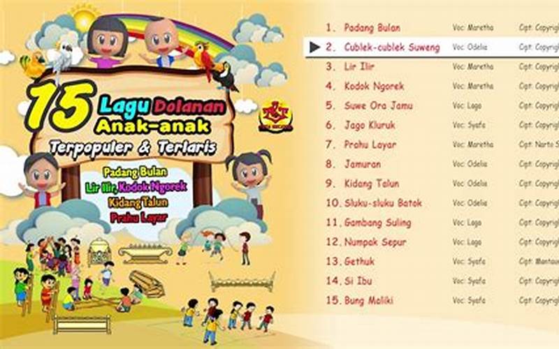 Lagu Dolanan Anak Jawa Timur