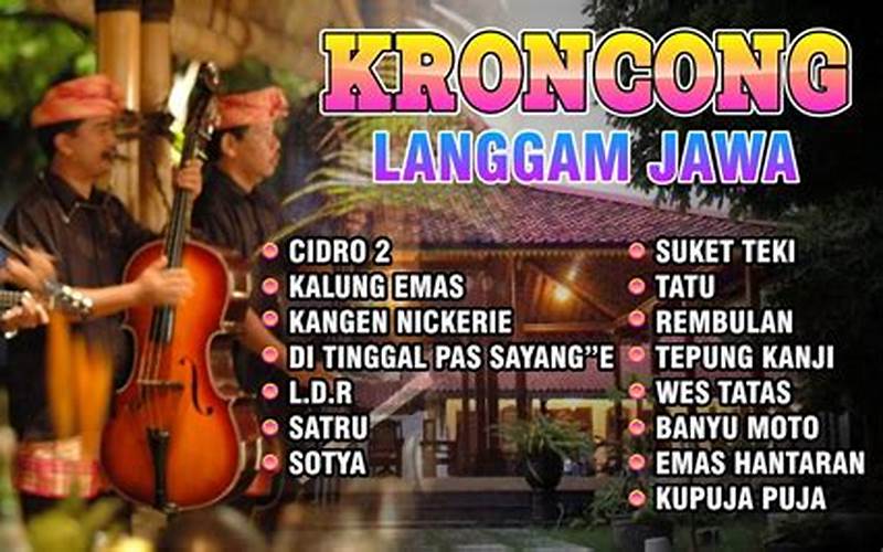 Lagu Kroncong Tugu Jawa Timur