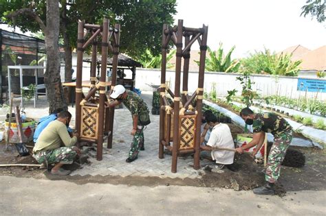 Lahan Ketahanan Pangan Gabungan Satker Koarmada II, Makin Asri Dengan