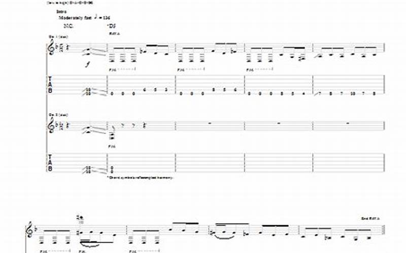 Laid To Rest Guitar Tab
