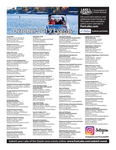 Lake Of The Ozarks Entertainment Calendar