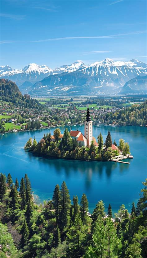 Lake Bled landscape