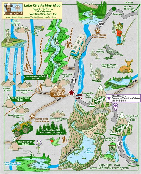Lake City Colorado Map