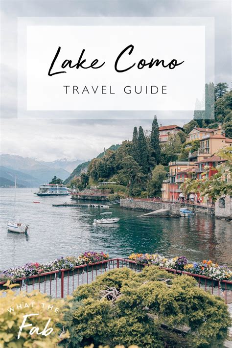 Lake Como Travel Tips